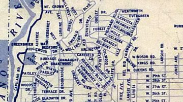 Local map c. 1950